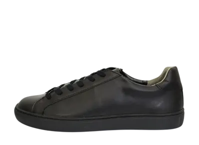 Schott Lace Up Sneaker "Black"