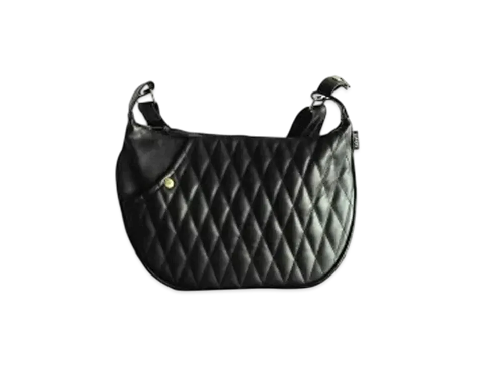 Schott Quilting Banana Bag "Black/Gold"