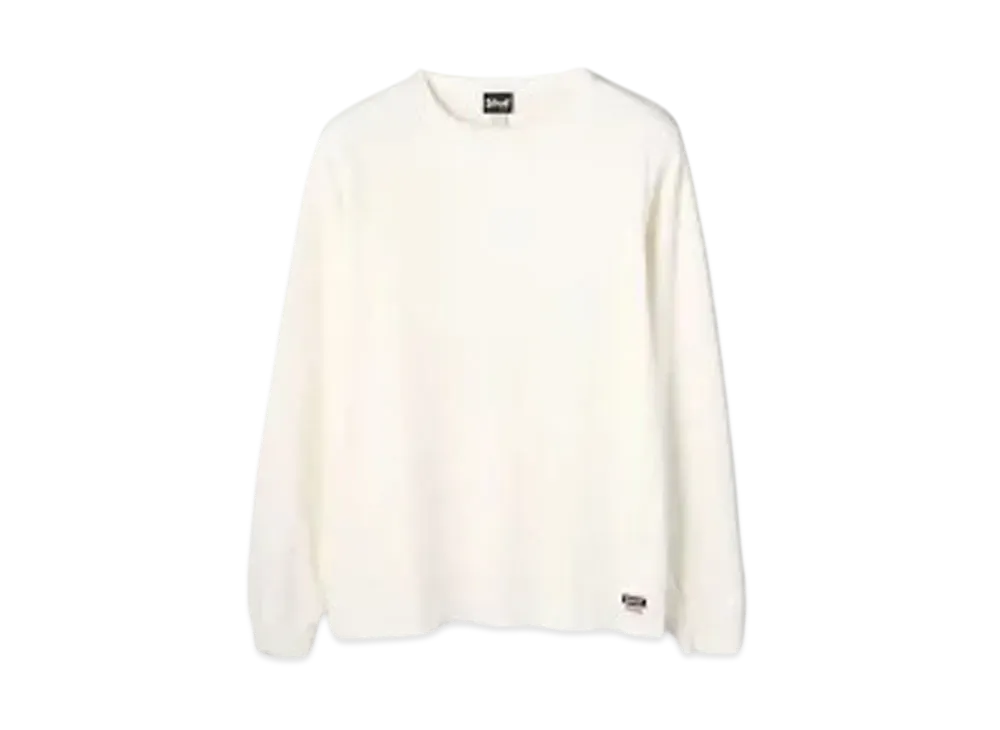 Schott Honeycomb Crewneck T-shirt "White"