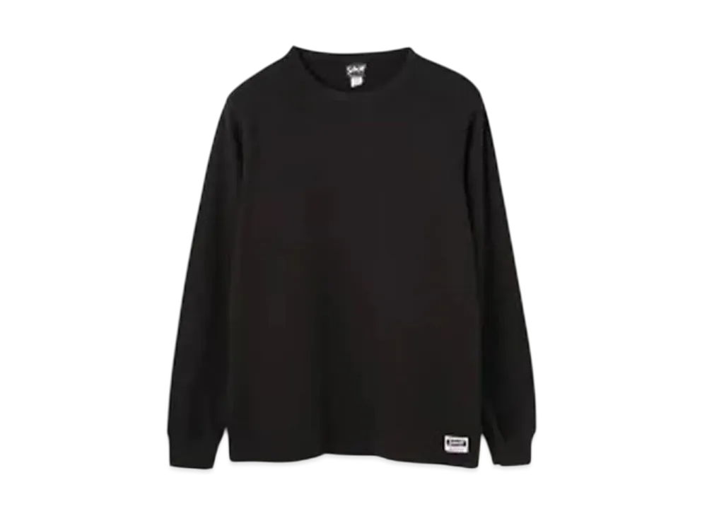 Schott Honeycomb Crewneck T-shirt "Black"