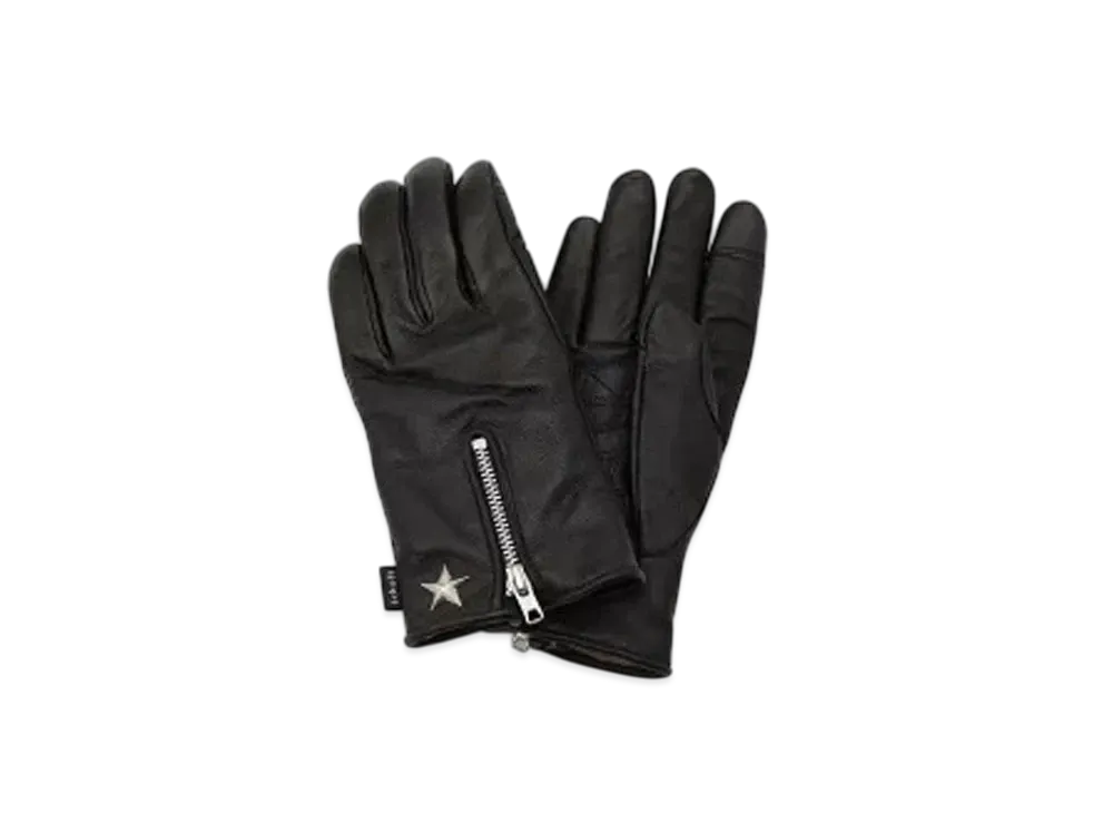 Schott Winter Zip Gloves "Black"