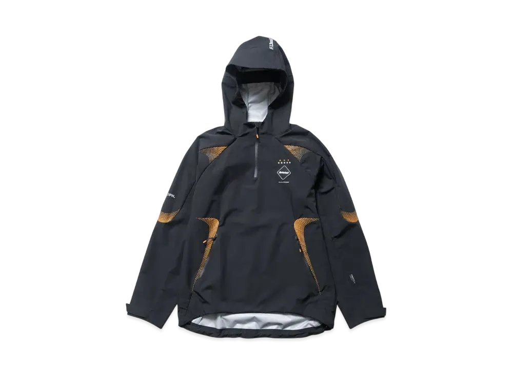 F.C.Real Bristol Authentic Utility Team Half-Zip Jacket "Black"