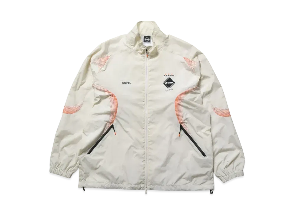 F.C.Real Bristol Stand Collar Practice Jacket "Off White"