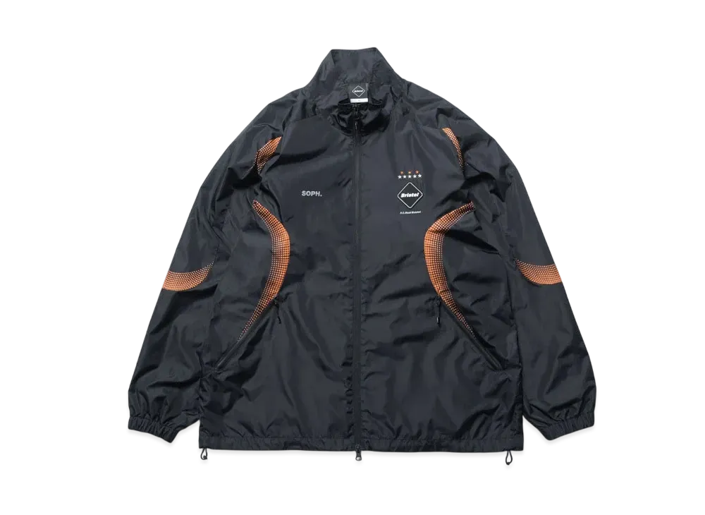 F.C.Real Bristol Stand Collar Practice Jacket "Black"