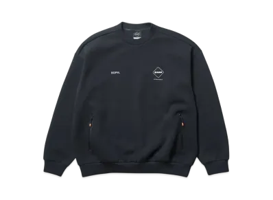 F.C.Real Bristol Tech Sweat Team Crew Neck Baggy Top "Black"