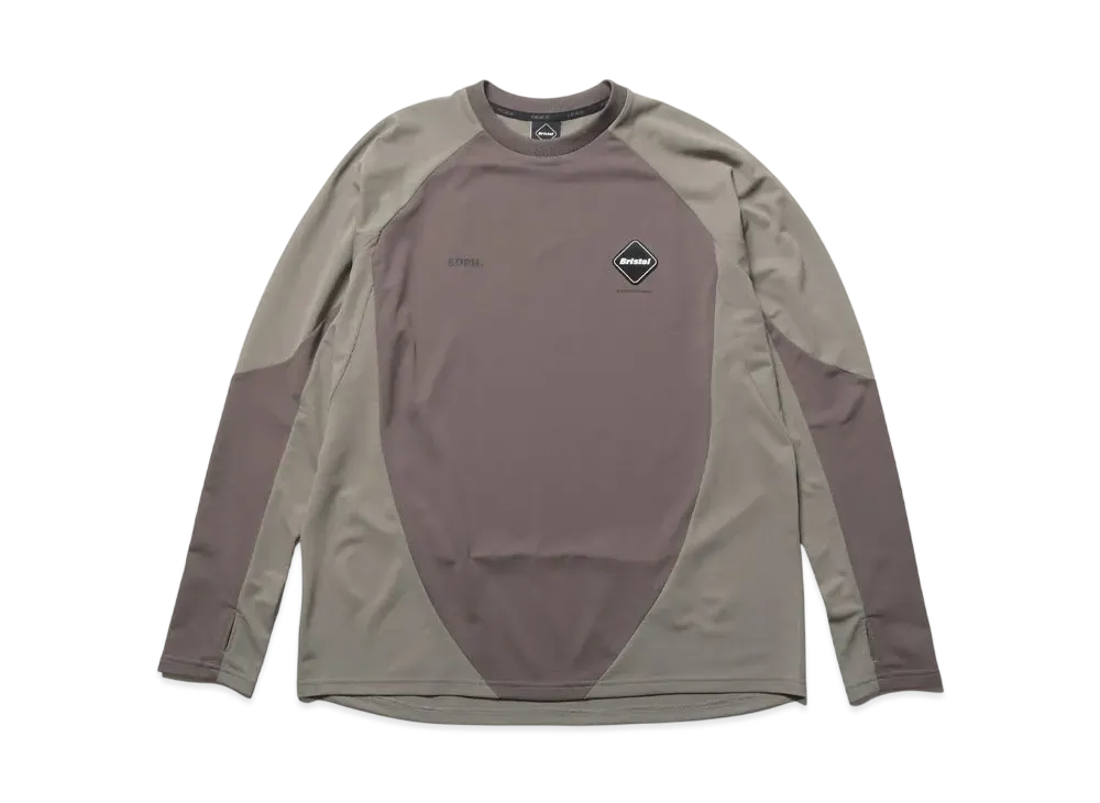 F.C.Real Bristol Stream Line L/S Top "Light Brown"