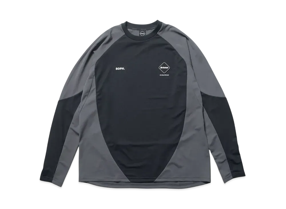 F.C.Real Bristol Stream Line L/S Top "Black"