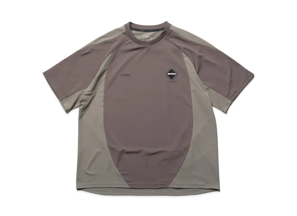 F.C.Real Bristol Stream Line S/S Top "Light Brown"