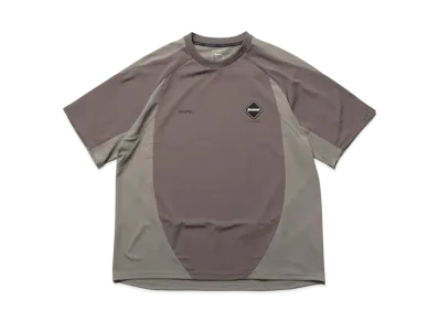 F.C.Real Bristol Stream Line S/S Top "Light Brown"