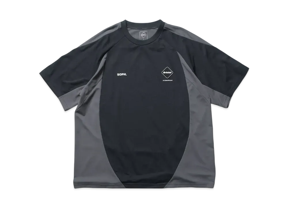 F.C.Real Bristol Stream Line S/S Top "Black"