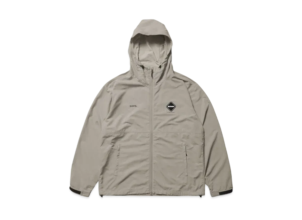 F.C.Real Bristol Supplex Nylon Hooded Blouson "Beige"