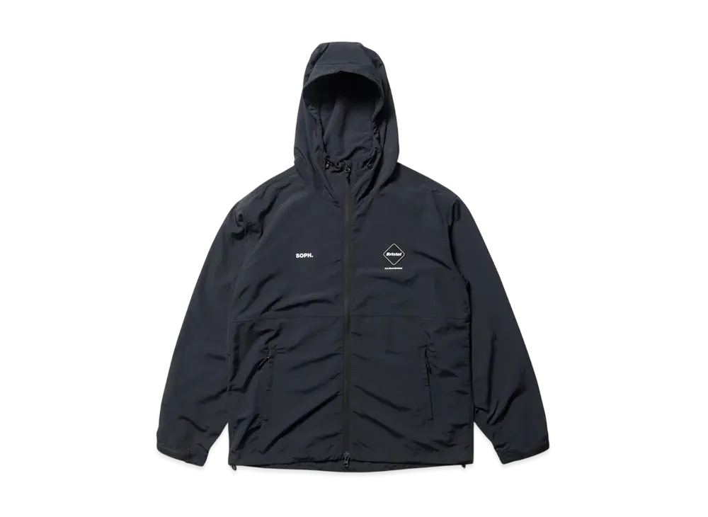 F.C.Real Bristol Supplex Nylon Hooded Blouson "Black"
