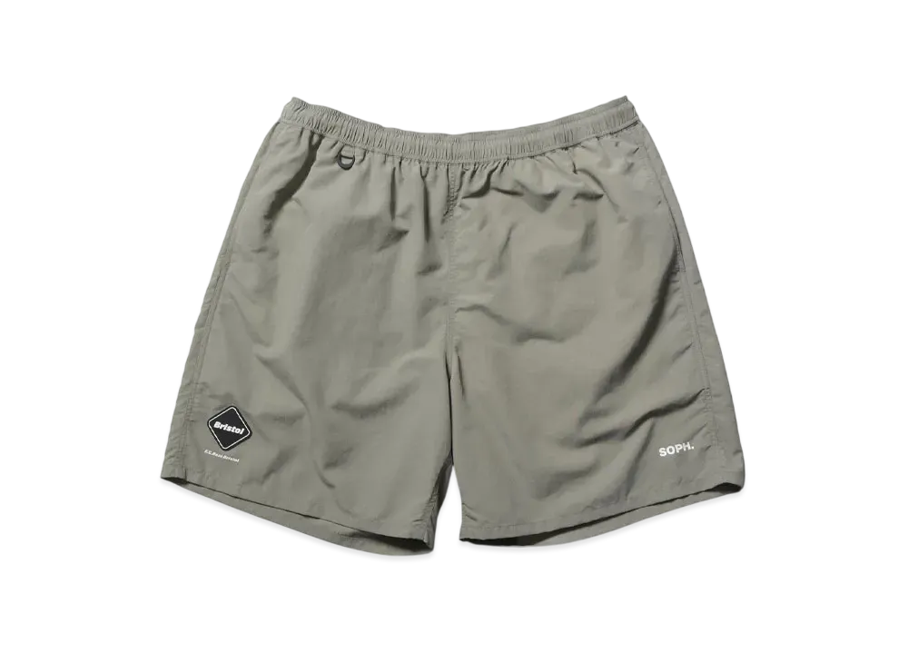 F.C.Real Bristol Supplex Nylon Easy Shorts "Khaki"
