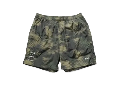 F.C.Real Bristol Speed Camo Easy Shorts "Woodland"