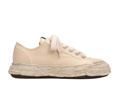Maison MIHARA YASUHIRO PETERSON23 OG Sole Garment Dyed Canvas Low-top Sneaker "Beige"