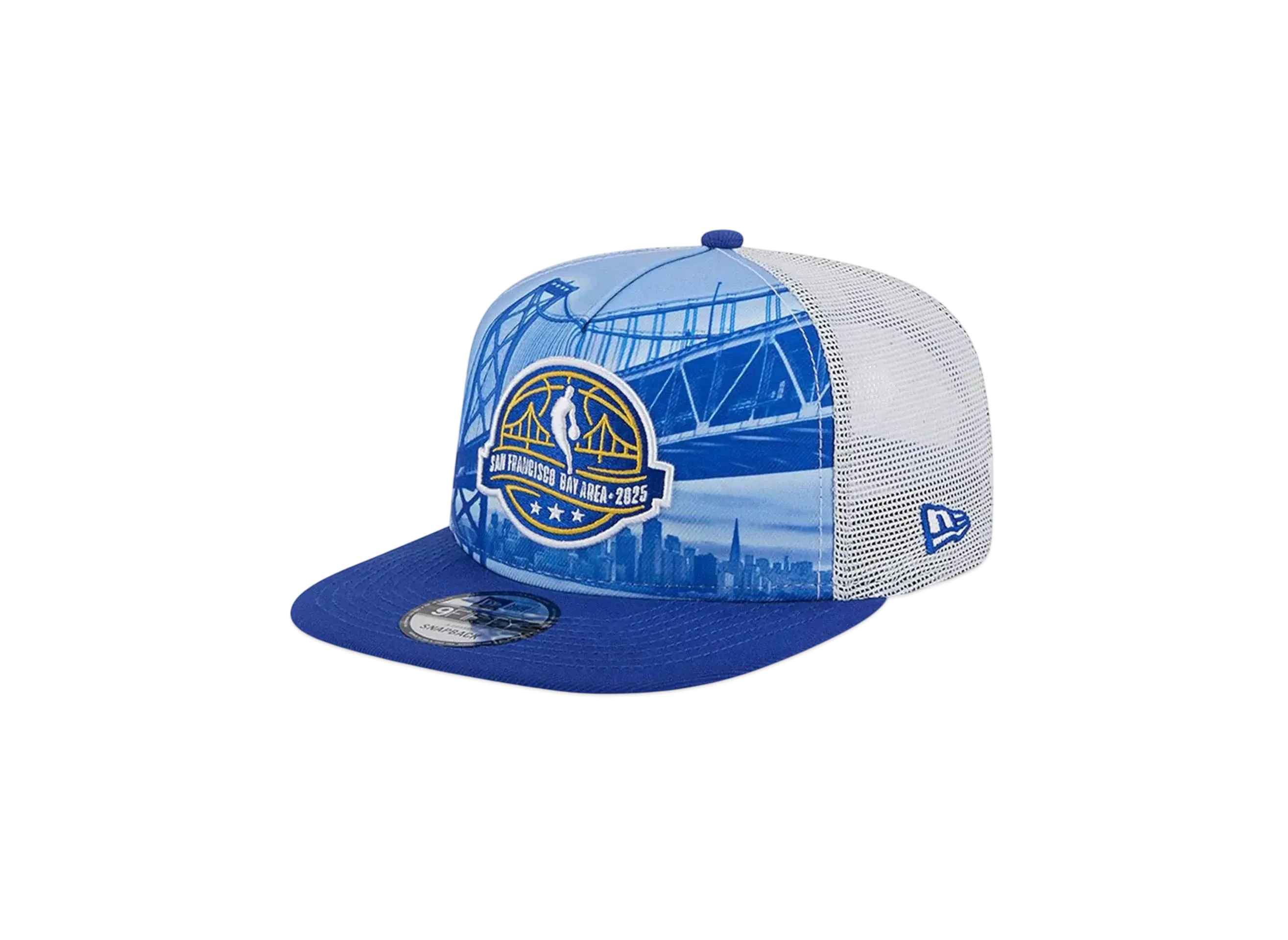 NEW ERA 9Fifty A-Frame Tracker 2025 NBA ALL STAR GAME All Over Print "Blue/White"