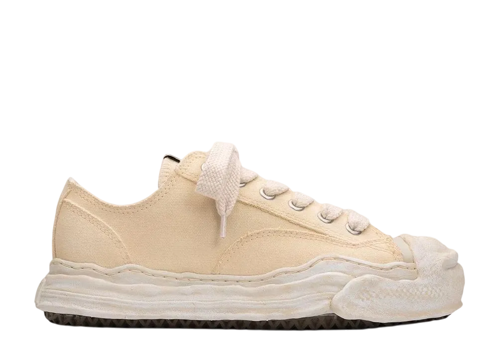 メゾンミハラヤスヒロ ハンク OG ソール ガーメントダイ キャンバス ロートップ スニーカー "ベージュ" (A14FW744)