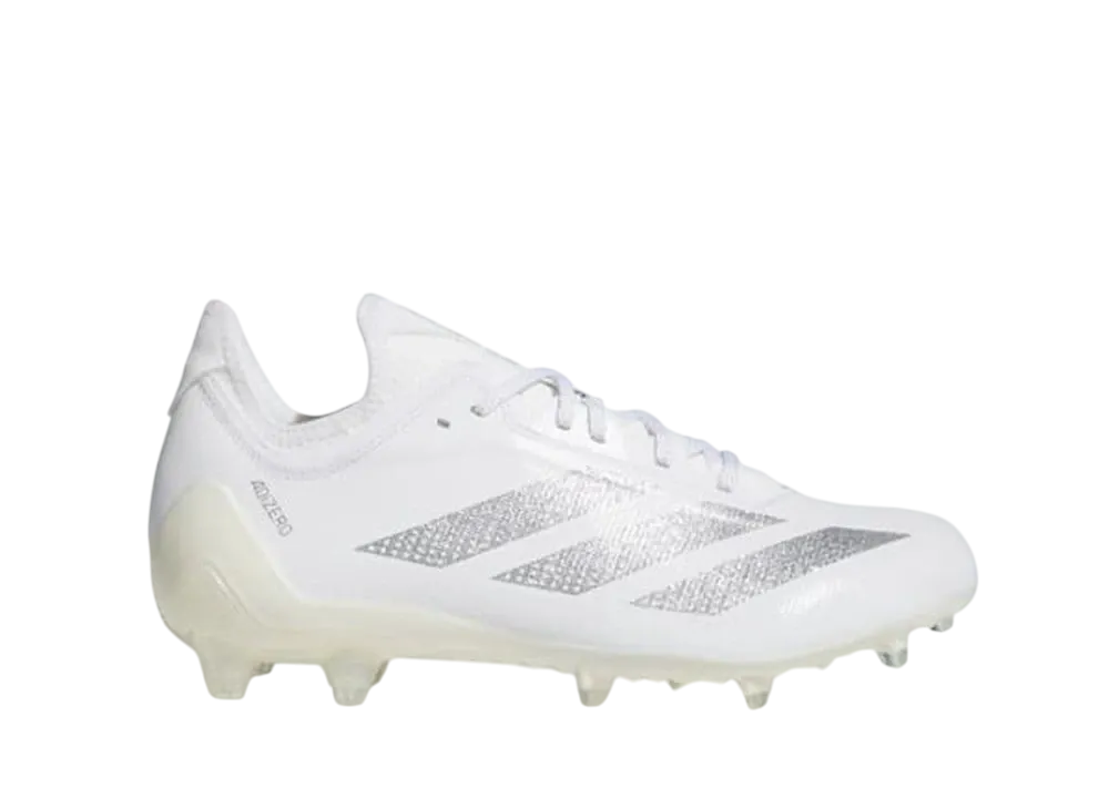 アディダス アディゼロ エレクトリック1 2 フットボールスパイク "クラウドホワイト/シルバーメタリック"