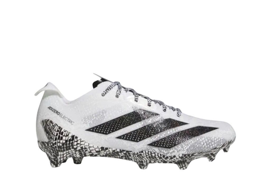 アディダス アディゼロ エレクトリック2 7v7 フットボールスパイク "クラウドホワイト/コアブラック/シルバーメタリック"