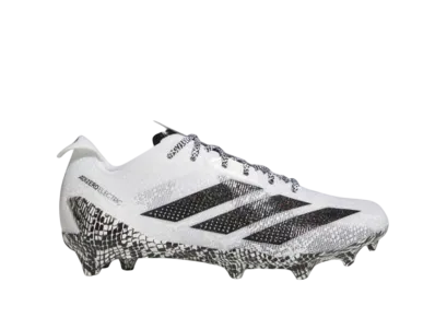 adidas Adizero Electric 2 7v7 Football Cleats "Cloud White/Core Black/Silver Metallic"