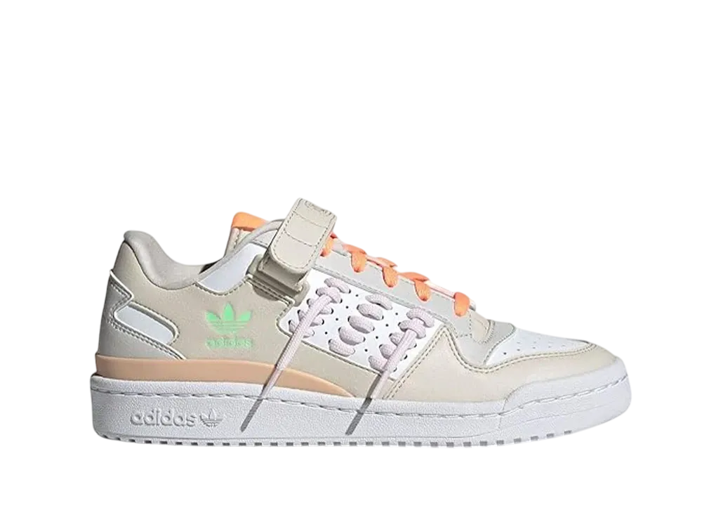 アディダス ウィメンズ フォーラム ロー "フットウェアホワイト/クリアブラウン/グレーワン"