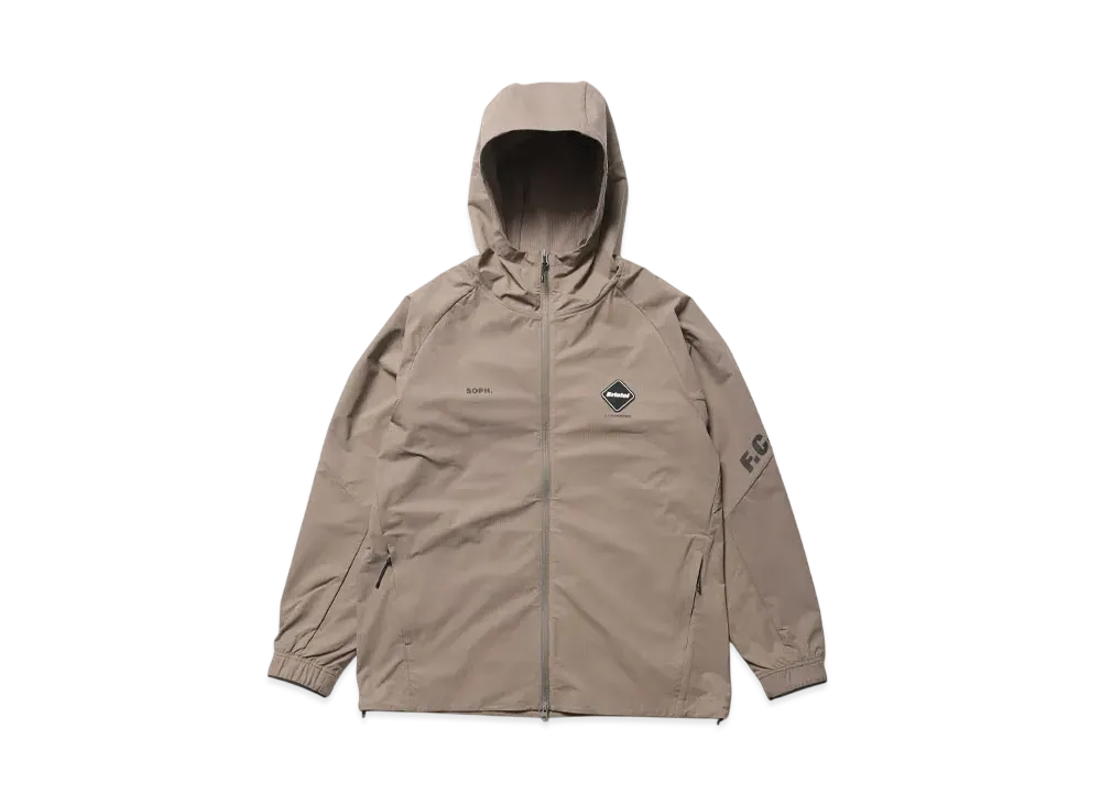 F.C.Real Bristol 4Way Stretch Ventilation Anthem Jacket "Light Brown"