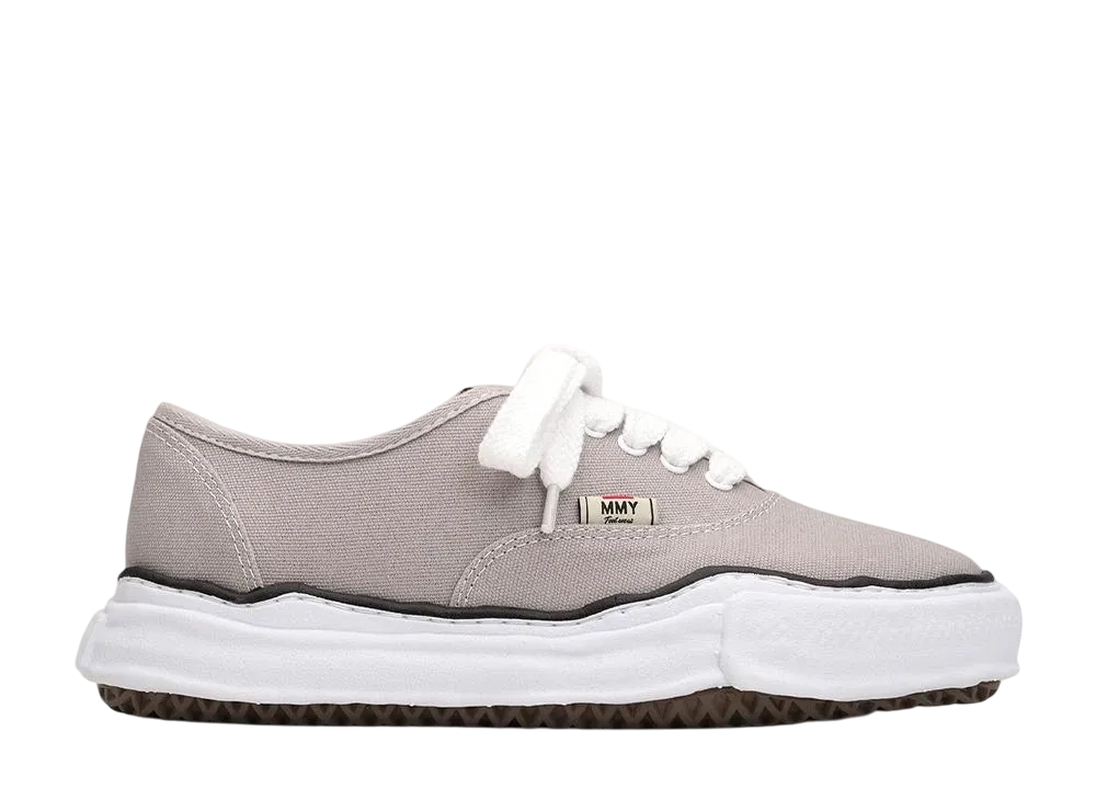 メゾンミハラヤスヒロ ベイカー OG ソール キャンバス ロートップ スニーカー "グレー" (A02FW704)