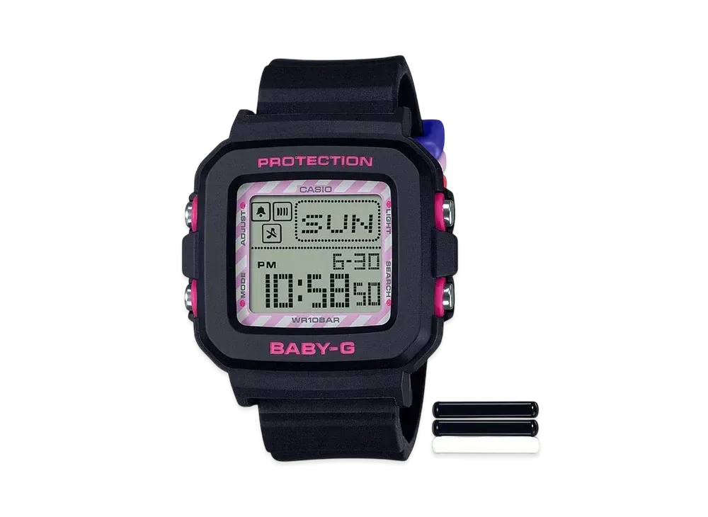 Casio G-Shock BABY-G BABY-G+PLUS Kuromi collaboration model BGD-10 Series BGD-10KKM-1JR
