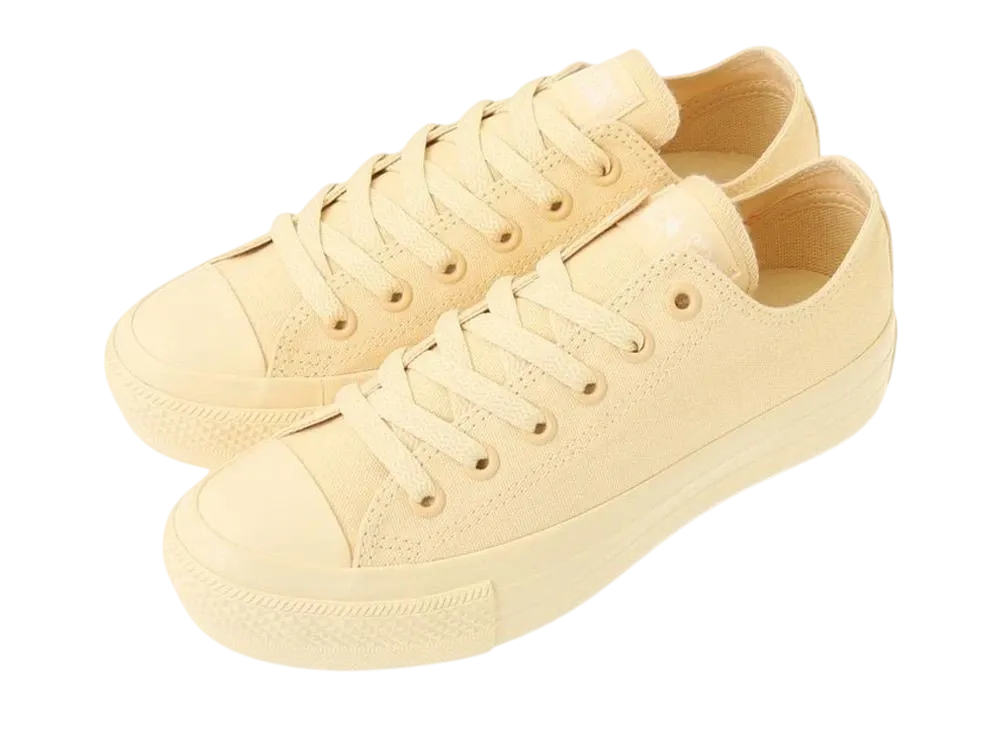 earth music&ecology × Converse Women's All Star PLTS OX "Yellow"