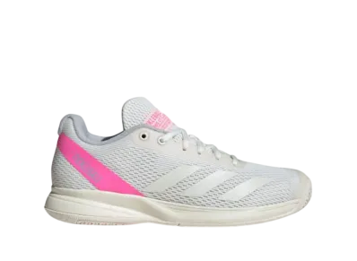 adidas Women's Pickleball "Core White/Silver Metallic/Lucid Pink"