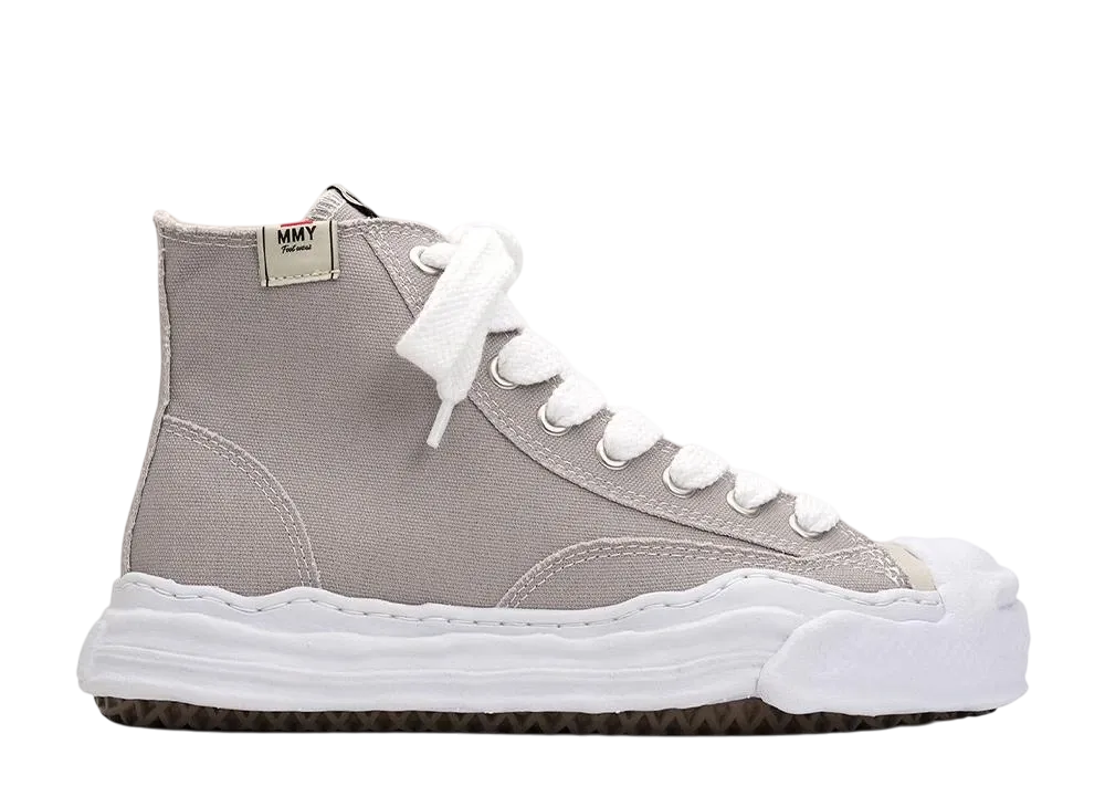メゾンミハラヤスヒロ ハンク OG ソール キャンバス ハイトップ スニーカー "グレー" (A05FW701)