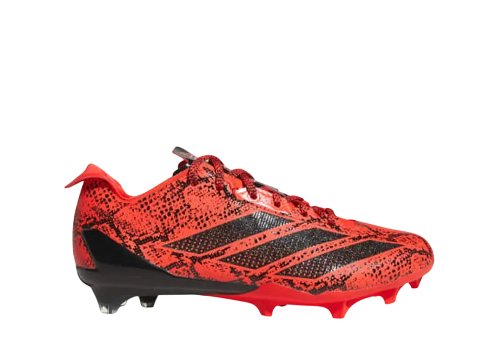 アディダス アディゼロ エレクトリック2 7v7 フットボールスパイク "ブライトレッド/コアブラック"