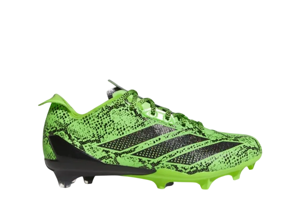 アディダス アディゼロ エレクトリック2 7v7 フットボールスパイク "チームセミソルグリーン2/コアブラック"