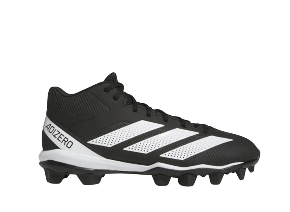 adidas Adizero Impact 2 Molded Rubber Football Cleats "Core Black/Cloud White"
