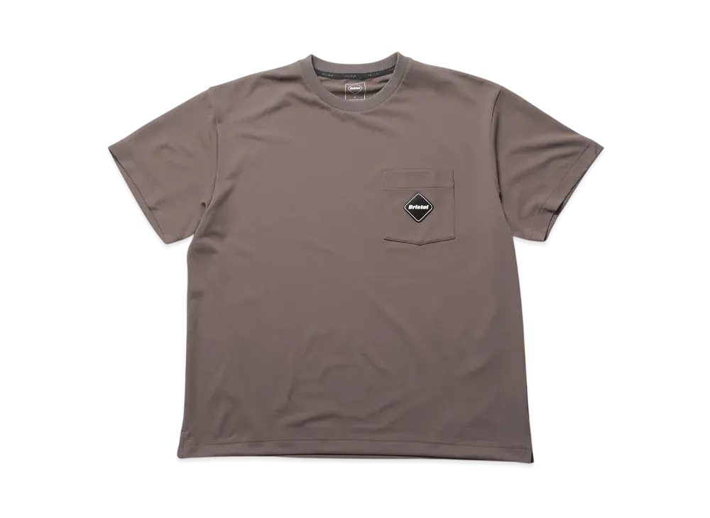 F.C.Real Bristol Emblem Pocket Tee "Light Brown"