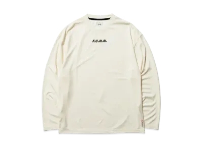F.C.Real Bristol Polartec Power Dry L/S Training Top "Off White"