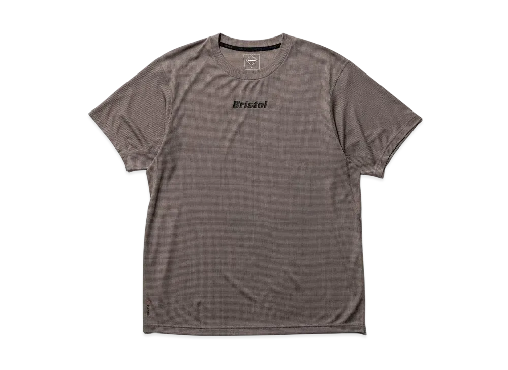 F.C.Real Bristol Polartec Power Dry S/S Training Top "Light Brown"