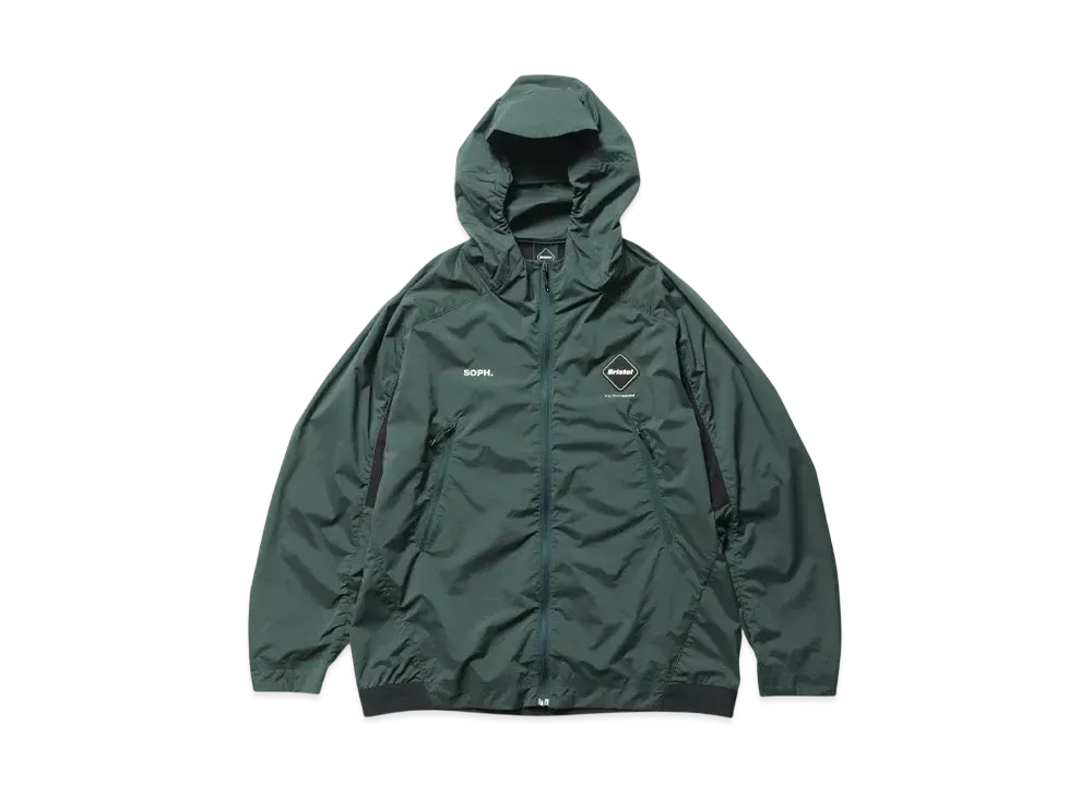 F.C.Real Bristol Breathable Trail Jacket "Green"