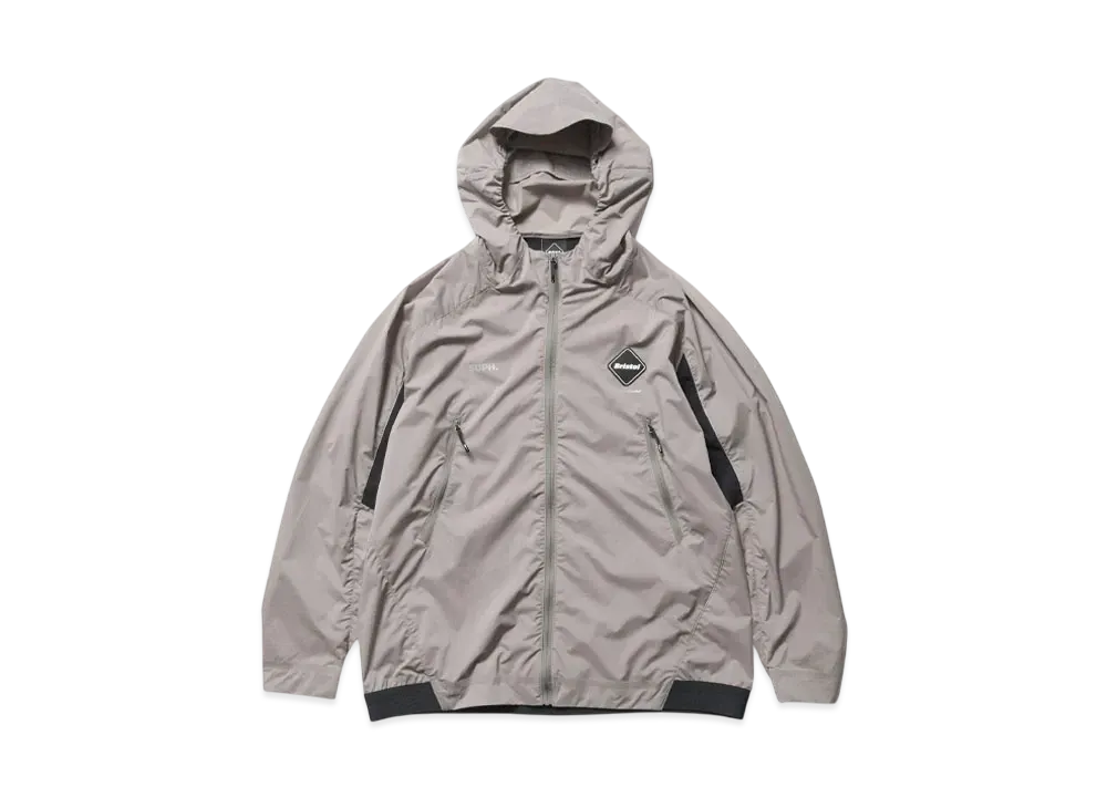 F.C.Real Bristol Breathable Trail Jacket "Light Gray"