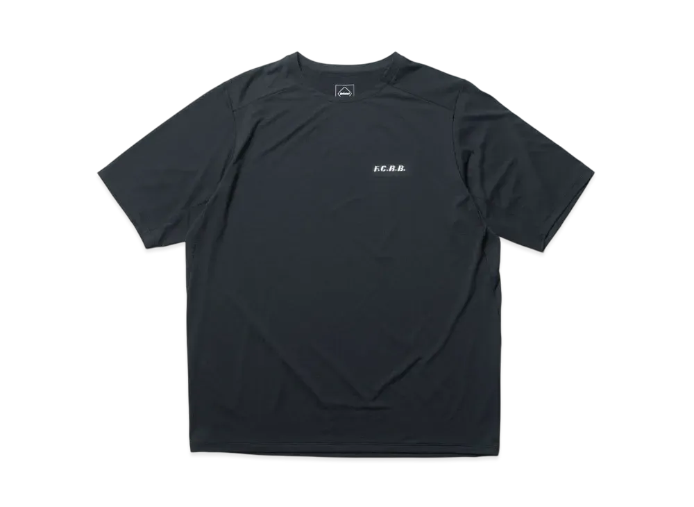 F.C.Real Bristol Tech S/S Trail Top "Black"