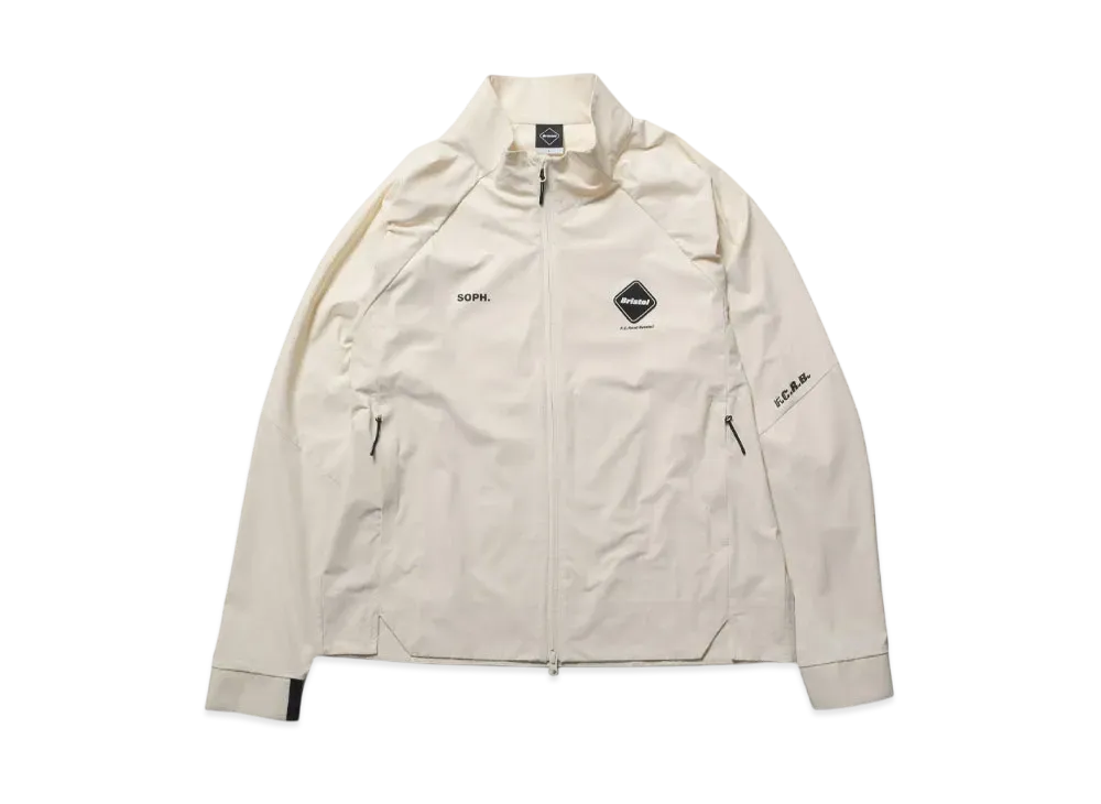 F.C.Real Bristol Cordura Stretch Team Track Jacket "Off White"