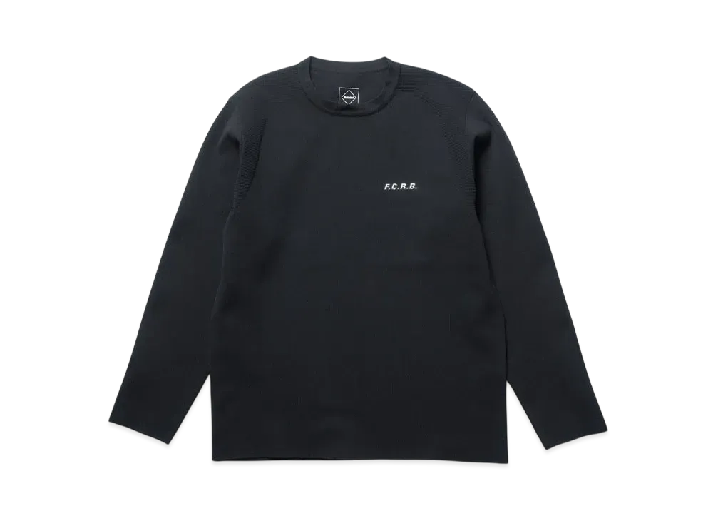 F.C.Real Bristol Tech Knit Crewneck Top "Black"