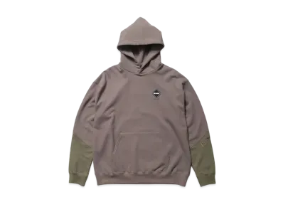 F.C.Real Bristol Panel Baggy Sweat Hoodie "Light Brown"