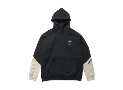 F.C.Real Bristol Panel Baggy Sweat Hoodie "Black"