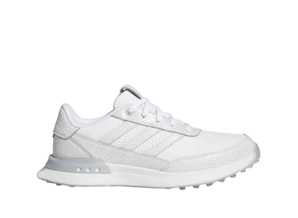 adidas Women's S2G 25 Leather Spikeless Golf "Cloud White/Silver Metallic"