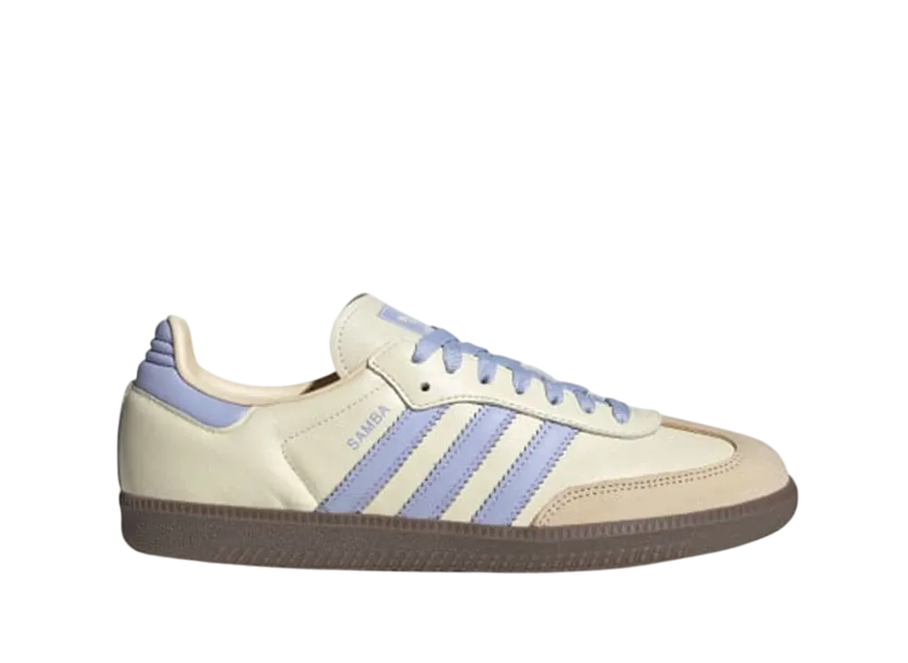 adidas Women's Samba OG "Cream White/Violet Tone/Sand Strata"