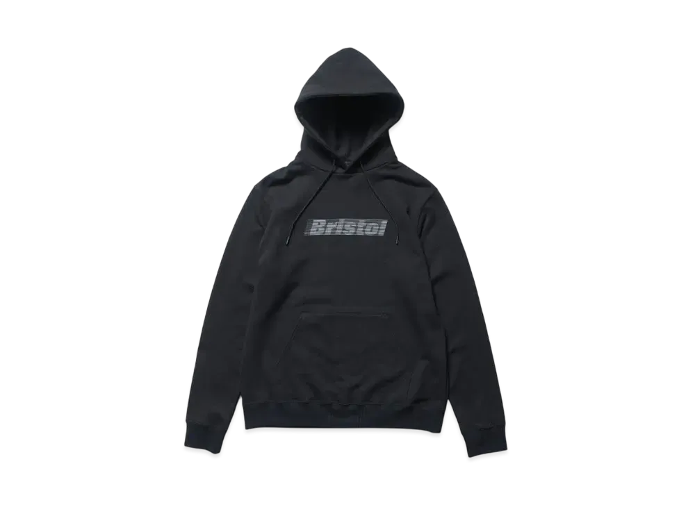 F.C.Real Bristol Effect Line Logo Team Sweat Hoodie "Black"