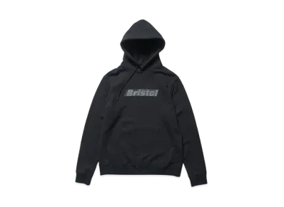 F.C.Real Bristol Effect Line Logo Team Sweat Hoodie "Black"