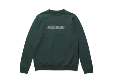 F.C.Real Bristol Effect Line Logo Team Crewneck Sweat "Green"