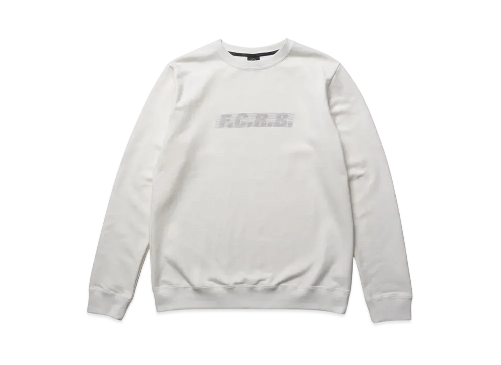 F.C.Real Bristol Effect Line Logo Team Crewneck Sweat "Off White"
